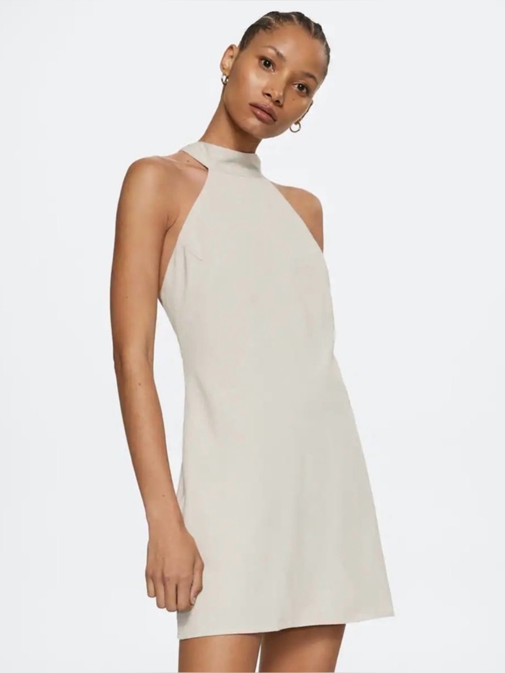 NWT Mango MNG A-line Halter Dress Size Small - Picture 2 of 12
